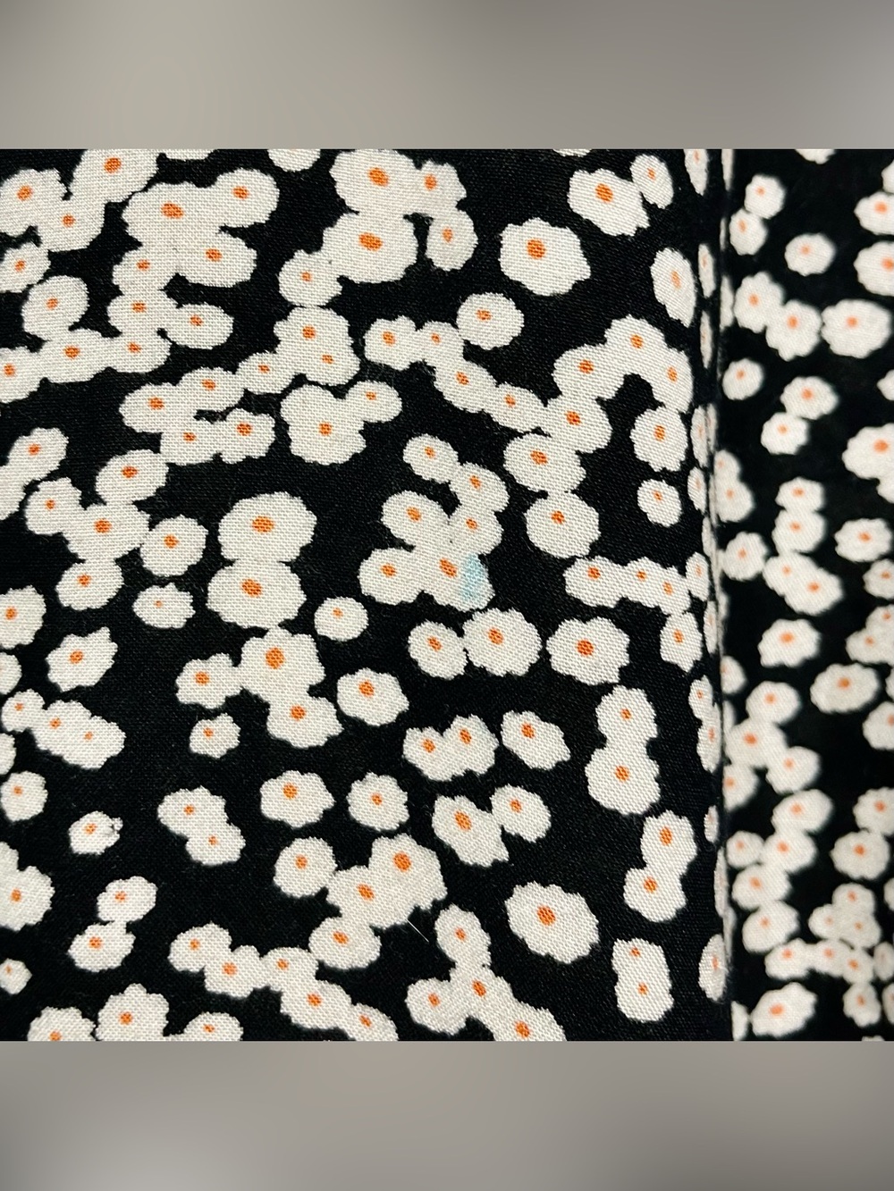 ICHI Black and White Floral Print Collared Blouse - Size S (Women’s) - Picture 9 of 9